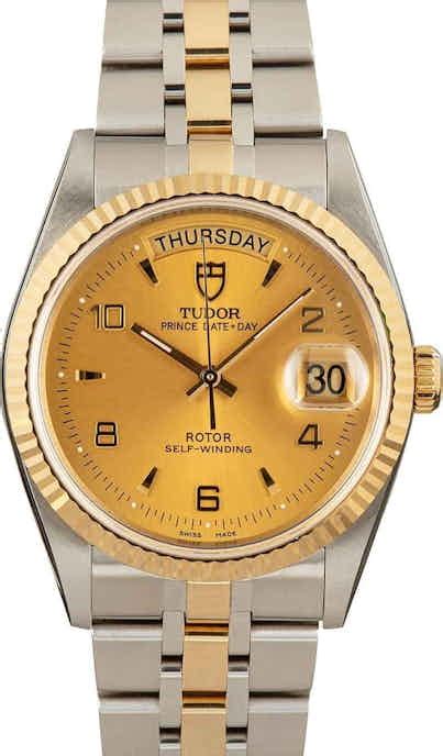 used tudor day date 160141